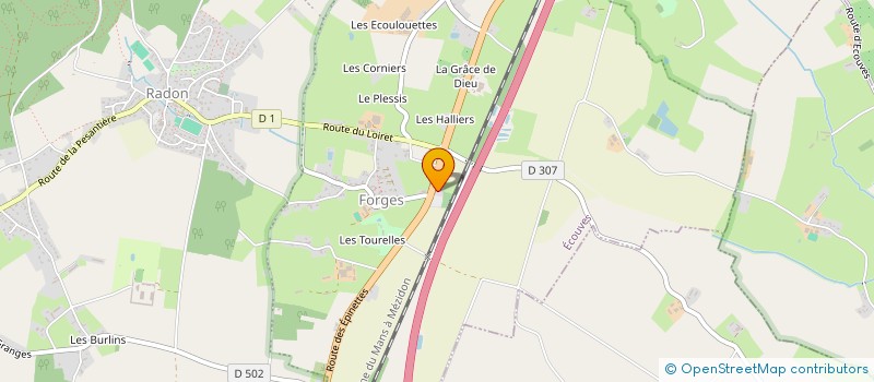 localisation de l'entreprise SARL ANDRIEU MACONNERIE CARRELAGE à ECOUVES
