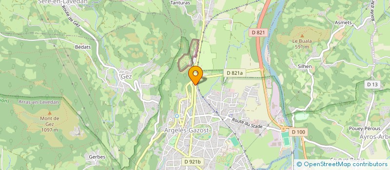 localisation de l'entreprise SARL ANDURANS  ARGELES-GAZOST