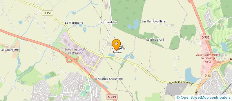 localisation de l'entreprise SARL ANEL CONFECTION à LA SEGUINIERE