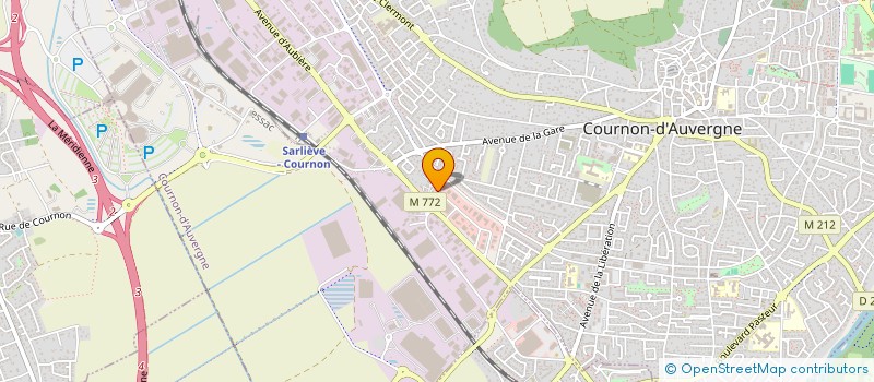 localisation de l'entreprise SARL ANGE  COURNON-D'AUVERGNE