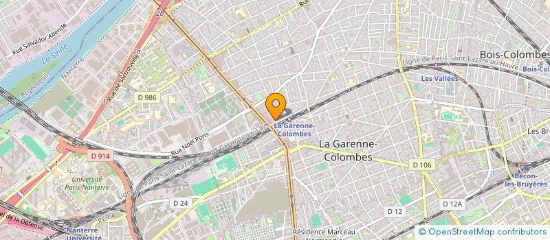 localisation de l'entreprise SARL ANGEL ROMARINS  COLOMBES