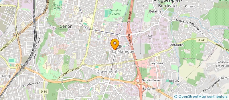 localisation de l'entreprise SARL ANGELLO INTERNATIONAL  CENON