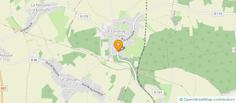localisation de l'entreprise SARL ANGELO à LE COUDRAY-SUR-THELLE