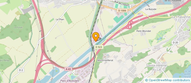 localisation de l'entreprise SARL ANGIL IMMOBILIER  MONTMELIAN