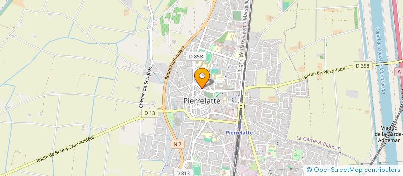 localisation de l'entreprise SARL ANGLEREAUX à PIERRELATTE