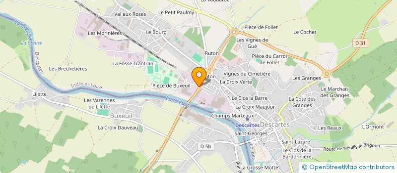 localisation de l'entreprise SARL ANGOR 37  LE GRAND-PRESSIGNY