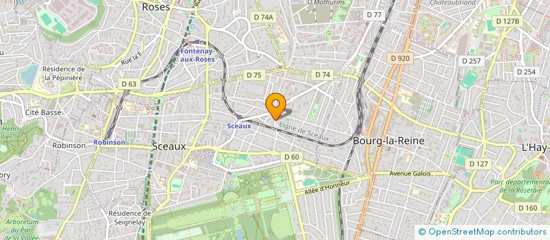 localisation de l'entreprise SARL ANGUILAU à SCEAUX