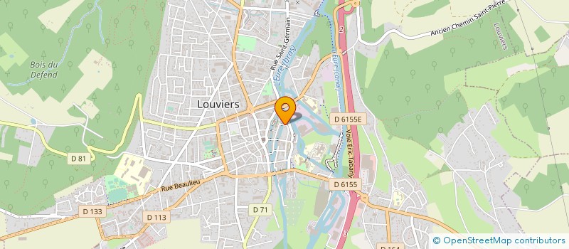 localisation de l'entreprise SARL ANHYDRA à LOUVIERS