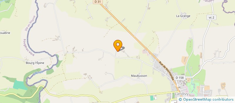 localisation de l'entreprise SARL ANIE à FOUGEROLLES DU PLESSIS