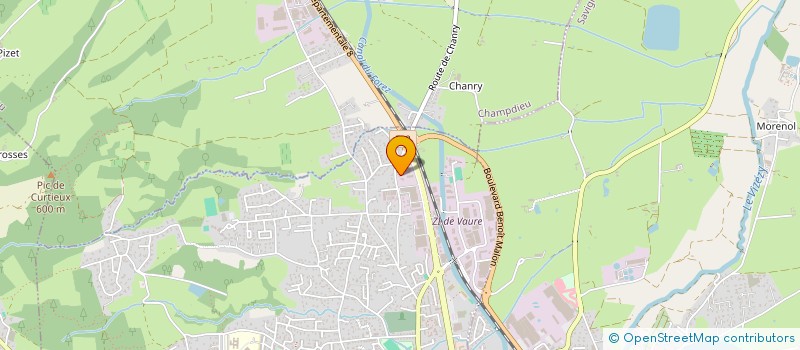 localisation de l'entreprise SARL ANIM & CIE  MONTBRISON