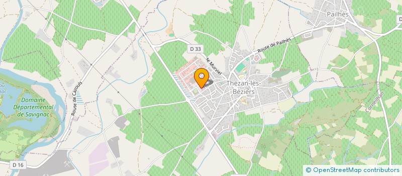 localisation de l'entreprise SARL ANITA GALVAN à THEZAN-LES-BEZIERS