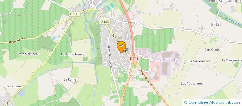 localisation de l'entreprise SARL ANJOU CONCEPT ELEC  GENNES-VAL-DE-LOIRE