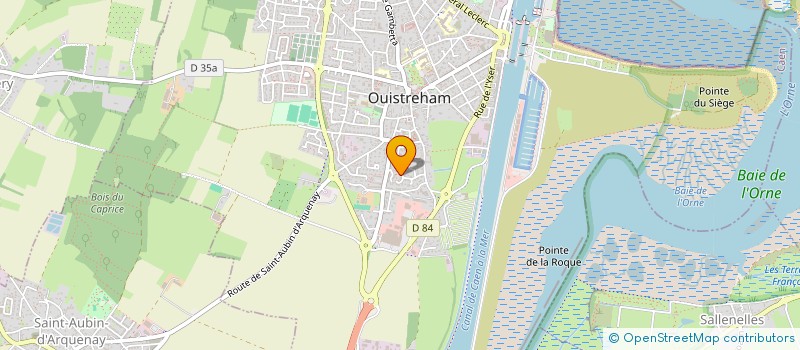 localisation de l'entreprise SARL ANJOU COUVERTURE  BENOUVILLE