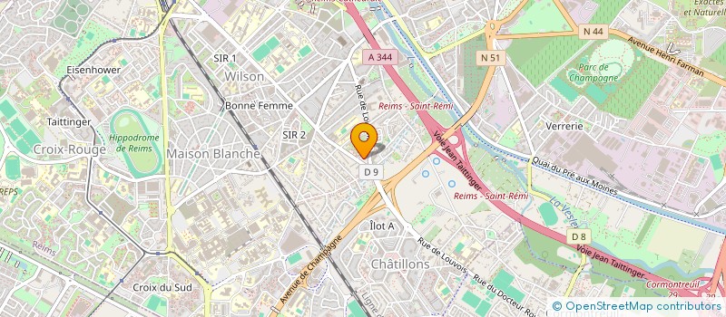 localisation de l'entreprise SARL ANNEQUIN GODBILLOT  REIMS