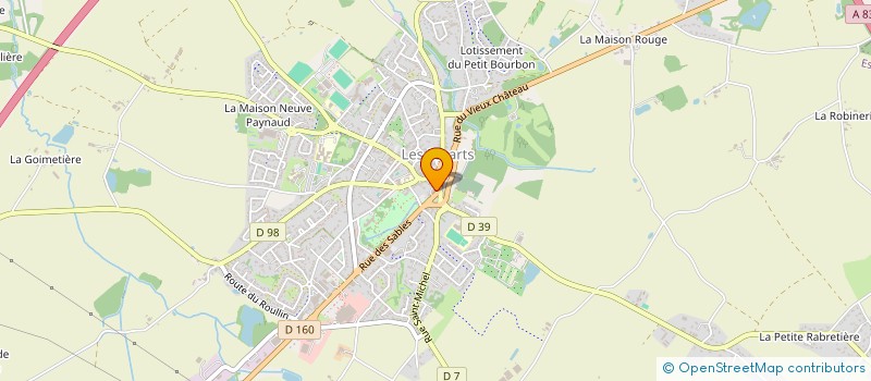 localisation de l'entreprise SARL ANNEREAU  ESSARTS-EN-BOCAGE