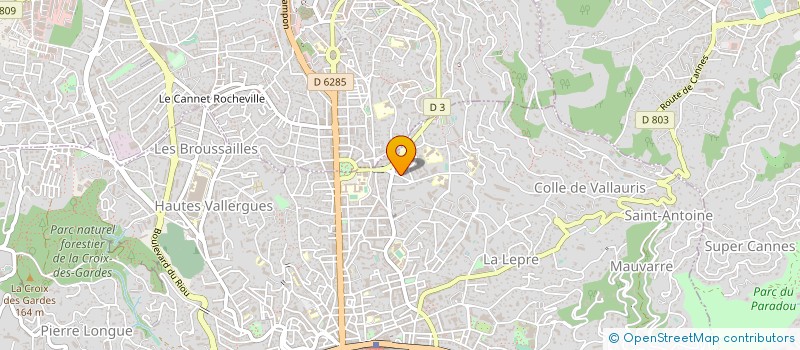 localisation de l'entreprise SARL ANNIBAL LHOTTE  CANNES