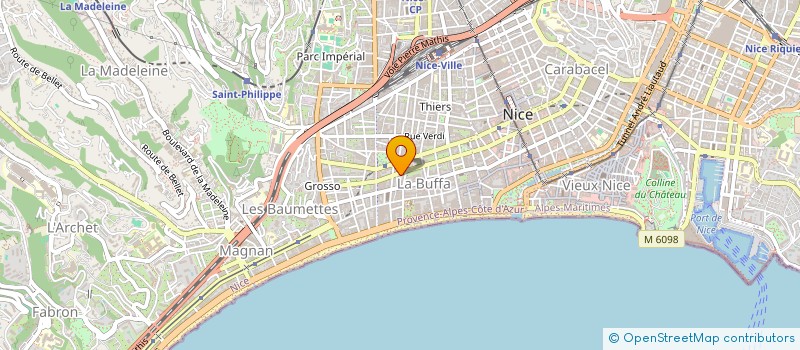 localisation de l'entreprise SARL ANNIE LESEUR MULE (ALM) à NICE