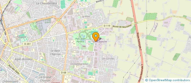 localisation de l'entreprise SARL ANNONAY PRESSE COMMUNICATION  VALENCE