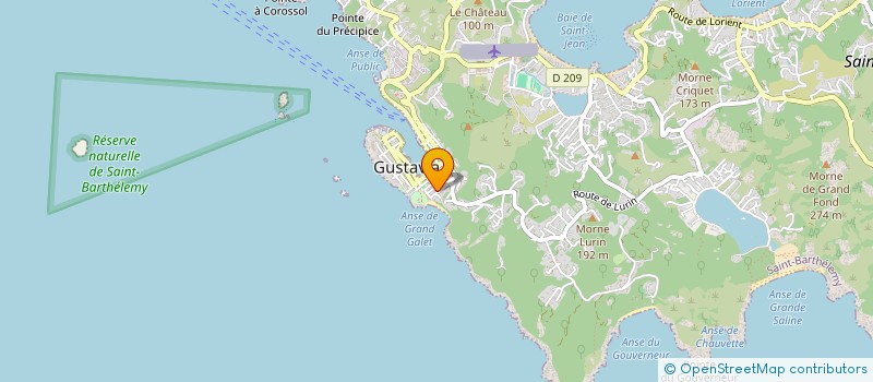 localisation de l'entreprise SARL ANNY  SAINT BARTHELEMY