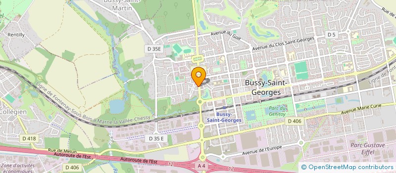 localisation de l'entreprise SARL ANSWER à BUSSY-SAINT-GEORGES