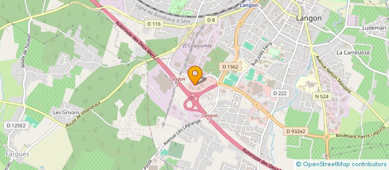 localisation de l'entreprise SARL ANTEFLO à LANGON