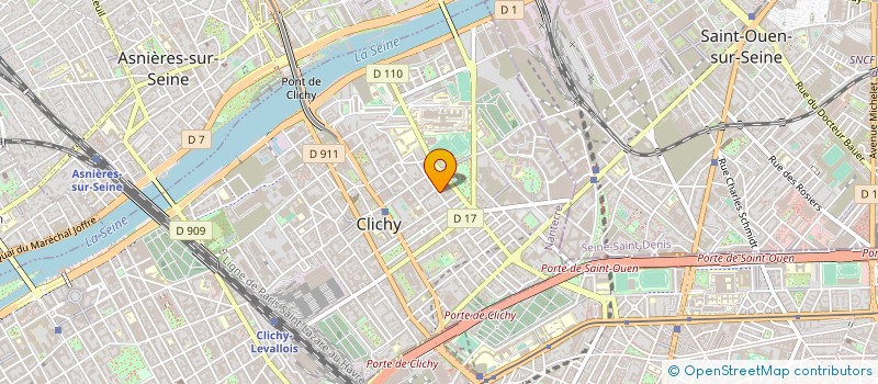 localisation de l'entreprise SARL ANTELIN à CLICHY