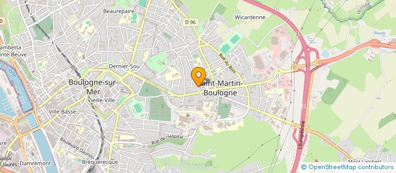 localisation de l'entreprise SARL ANTENNES CORDIER à SAINT-MARTIN-BOULOGNE