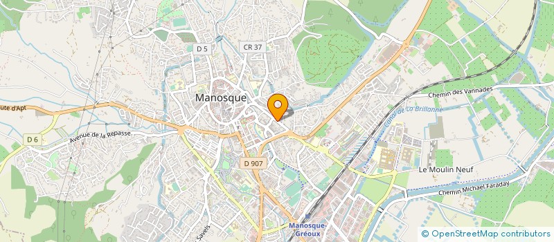 localisation de l'entreprise SARL ANTHONY BENOIT à MANOSQUE