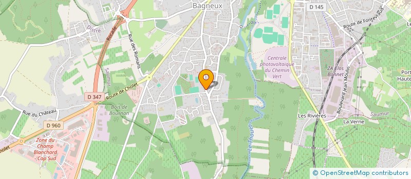 localisation de l'entreprise SARL ANTHONY JOUSSE  SAUMUR