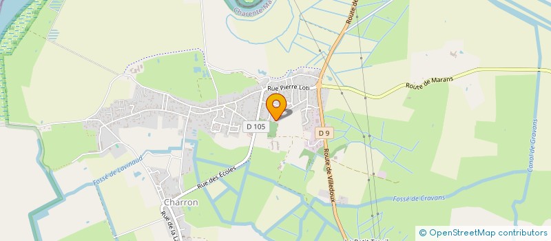 localisation de l'entreprise SARL ANTHONY PLOMBERIE  CHARRON