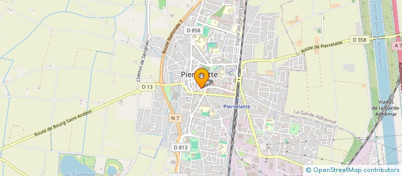 localisation de l'entreprise SARL ANTHONY PLOMBERIE à PIERRELATTE