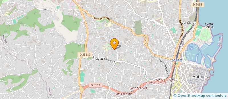 localisation de l'entreprise SARL ANTIBES JET PASSION  ANTIBES