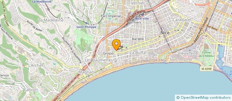 localisation de l'entreprise SARL ANTINEA à NICE
