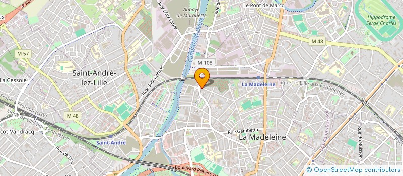 localisation de l'entreprise SARL ANTIT à LA MADELEINE