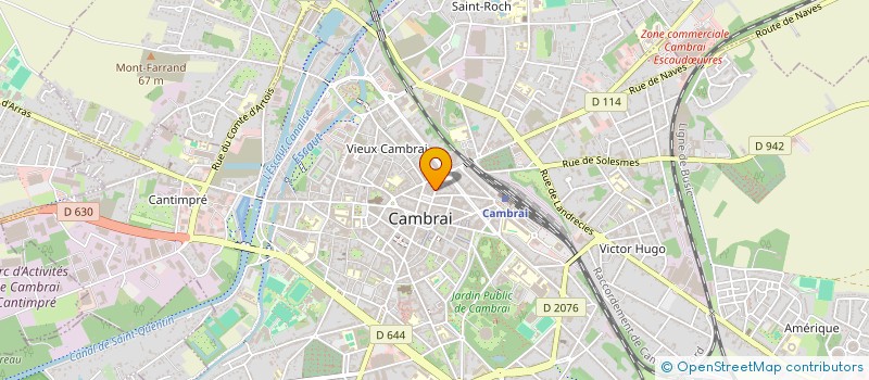 localisation de l'entreprise SARL ANTOINE à CAMBRAI