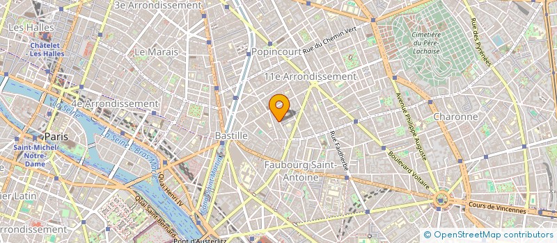 localisation de l'entreprise SARL ANTOINE CANDAU DIFFUSION  PARIS