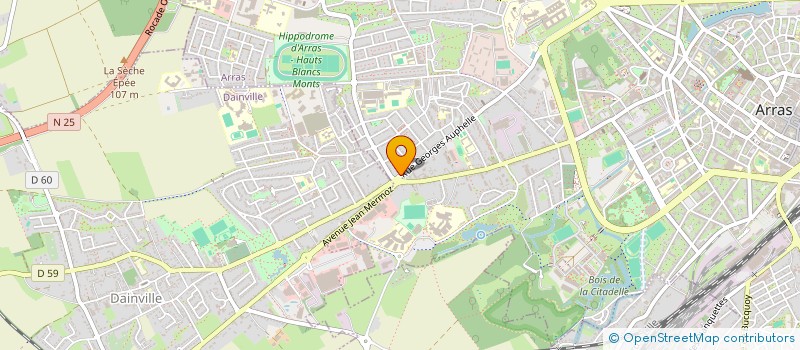 localisation de l'entreprise SARL ANTOINE LECENDRE à ARRAS