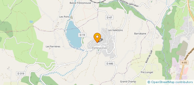 localisation de l'entreprise SARL ANTOINE MARACHE  LA BATIE-VIEILLE