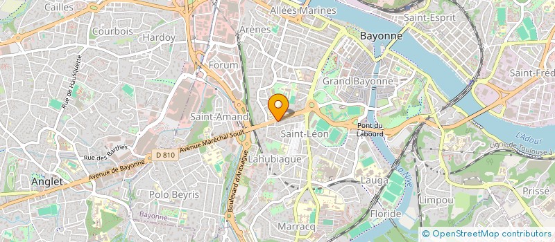 localisation de l'entreprise SARL ANTON à BAYONNE