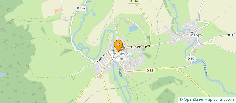 localisation de l'entreprise SARL ANTONINI à VARENNES-EN-ARGONNE
