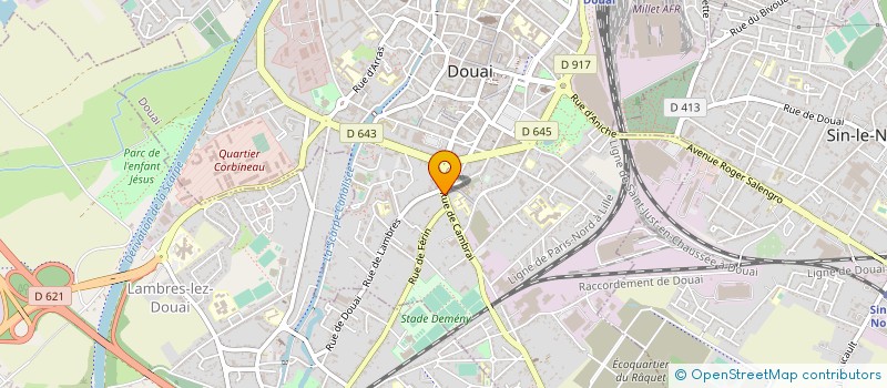 localisation de l'entreprise SARL ANTORA à DOUAI