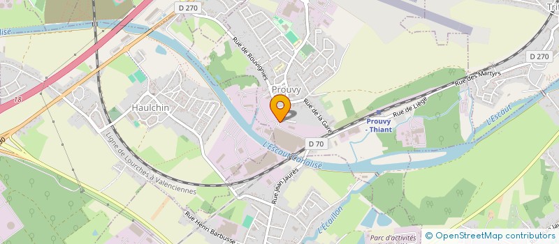 localisation de l'entreprise SARL ANTRAD ET CIE à PROUVY