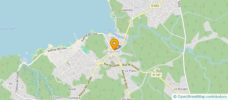 localisation de l'entreprise SARL AOB  SANGUINET