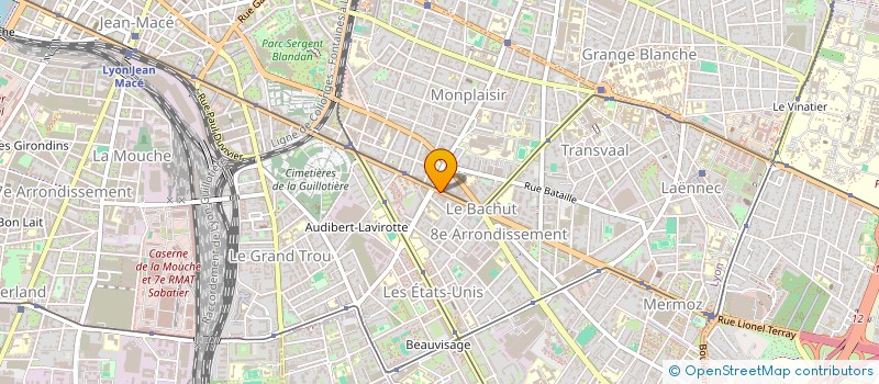 localisation de l'entreprise SARL AOUIMEUR ET ASSOCIES à LYON