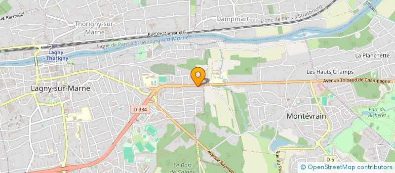 localisation de l'entreprise SARL AOUINAT à LAGNY-SUR-MARNE