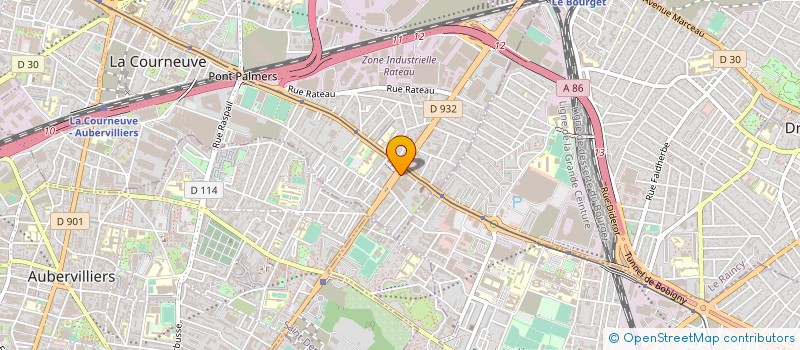 localisation de l'entreprise SARL APAL à LA COURNEUVE