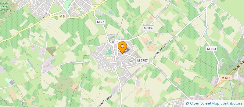 localisation de l'entreprise SARL APB  SAUSSAN