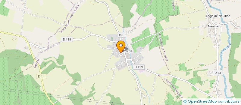 localisation de l'entreprise SARL APB à DOUZAT