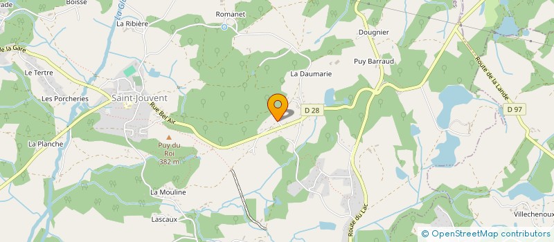 localisation de l'entreprise SARL APB ROYOUX à SAINT-JOUVENT