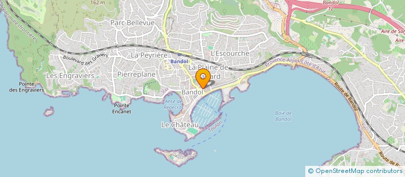 localisation de l'entreprise SARL APC  BANDOL